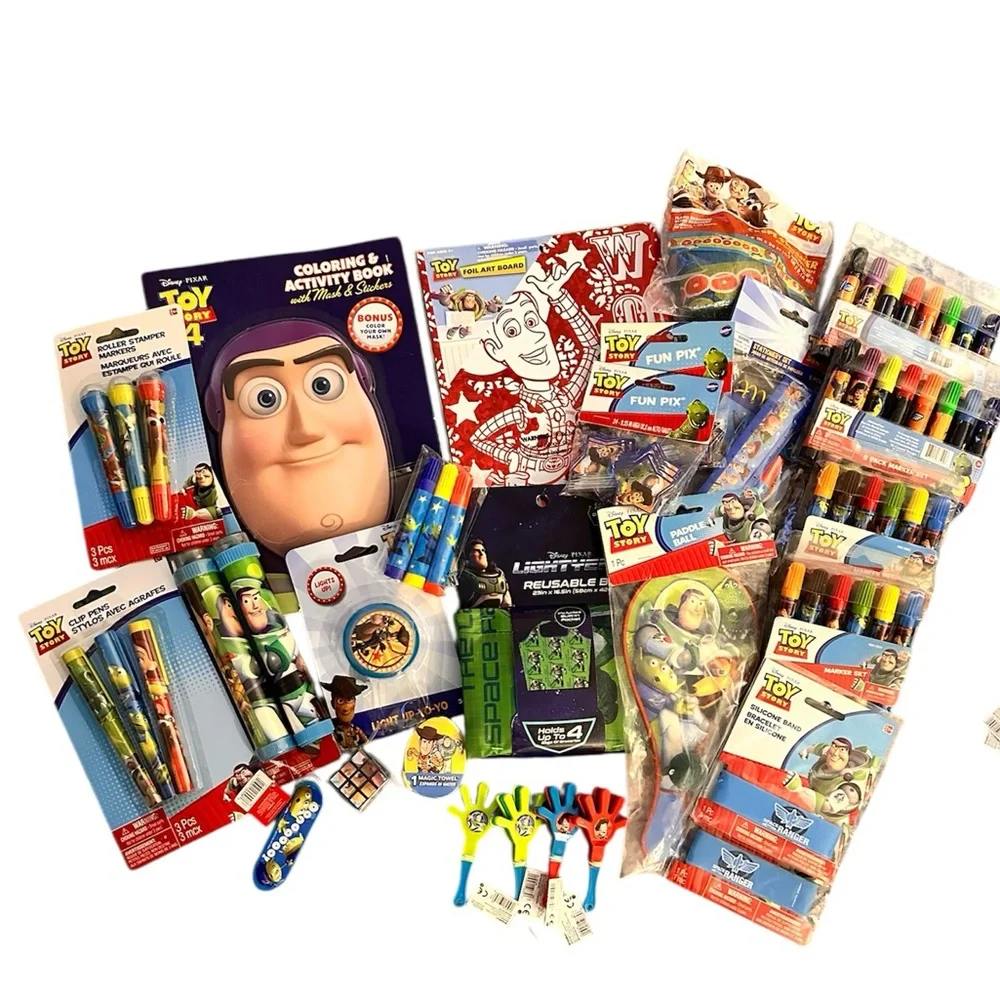 Disney’s Toy Story Party Favor/Easter Basket/Stocking Stuffers Bundle 27 Items#1